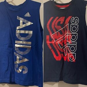 Adidas Boys Tank Top Tshirts- Set of 2